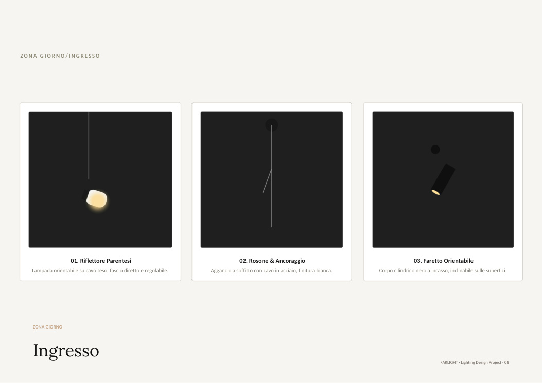 BOOK LIGHTING PROJECT-Residenza Rossi — pagina 5