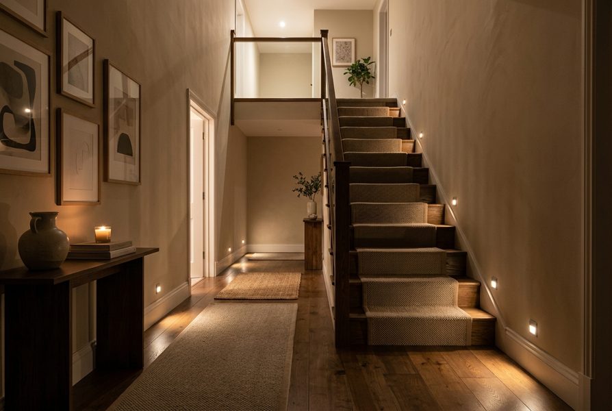 Luce segnapasso radente